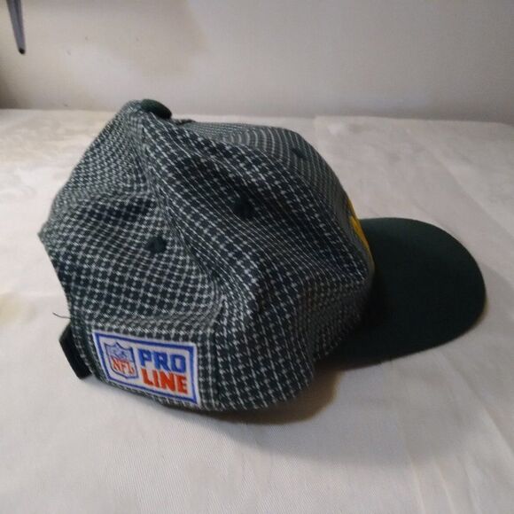 DS Vintage Logo Athletic GB Packers Snap Back Hat - Picture 5 of 8